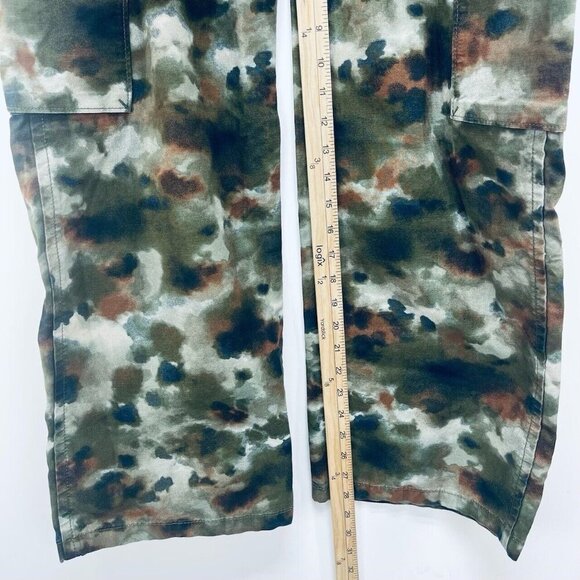 Levi’s Baggy Pants Sz 23x30 Women’s Cargo A Mid Rise Straight Leng Green New - Picture 9 of 15